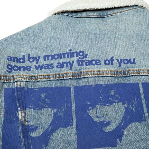 TAYLOR SWIFT 1989 (Taylor's Version) Clean Denim Jacket SZ S NWT - Picture 3 of 8